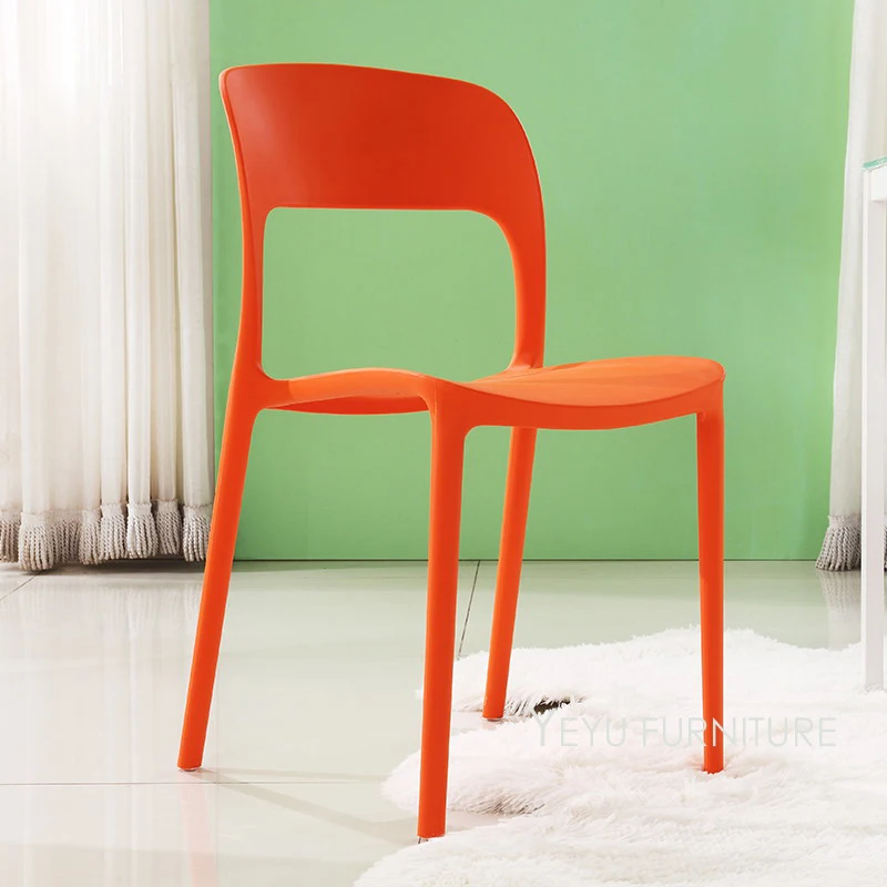 Современный дизайн уличный Штабелируемый Пластиковый обеденный стул модный