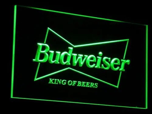 A009 Budweiser King пивной бар паб клуб искусственные неоновые световые знаки с