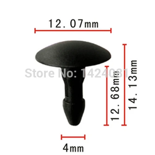 

100x OEM нейлоновый фиксатор для Honda #90676-SR4-003, 90676SR4003