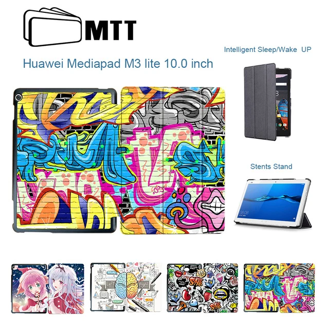 MTT чехол для huawei MediaPad M3 Lite 10 BAH-W09 BAH-AL00 из искусственной кожи флип смарт-чехол для huawei M3 10," защитный чехол