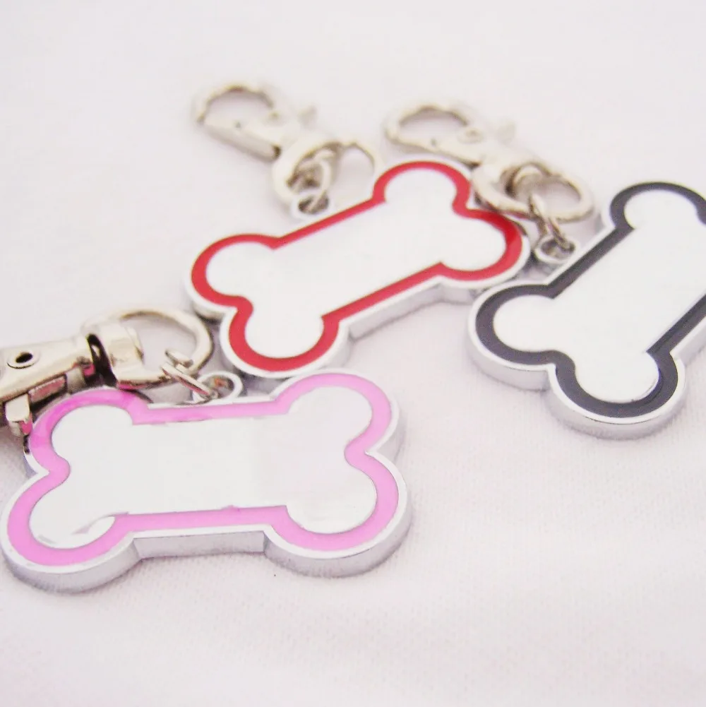 Милые Выгравированные бирки для удостоверения личности собаки из нержавеющей