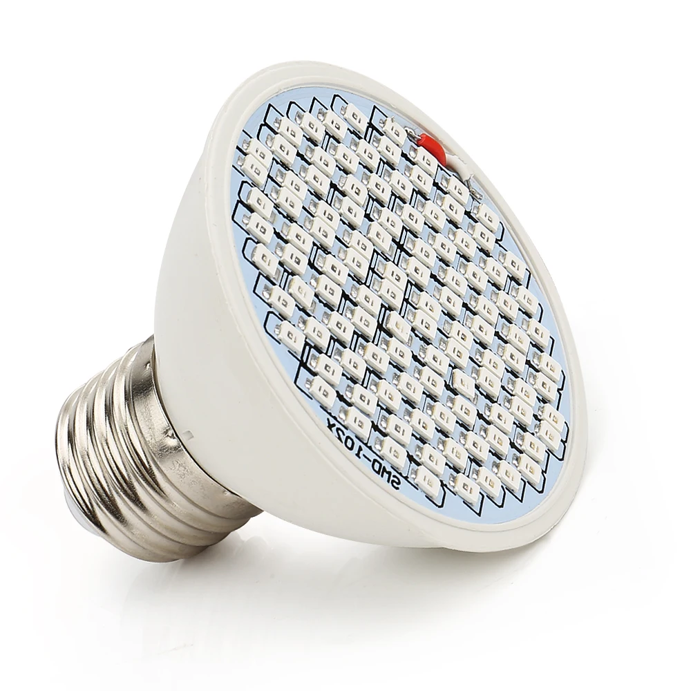 40 шт./лот 106LED Grow Lights 10 Вт E27 Лампа для растений в помещении Fitolamp красные синие