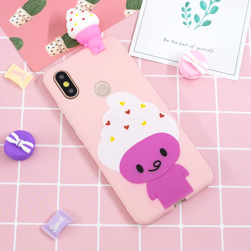 For Coque Xiaomi Redmi S2 Case 3D Cartoon Cat Panda Soft Silicon TPU Back Cover Etui Xiomi Xaomi S 2 |
