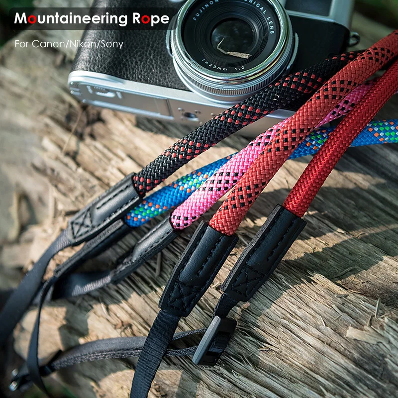 Нейлоновая веревка для альпинизма ручная нейлоновая камеры плечевой шейный