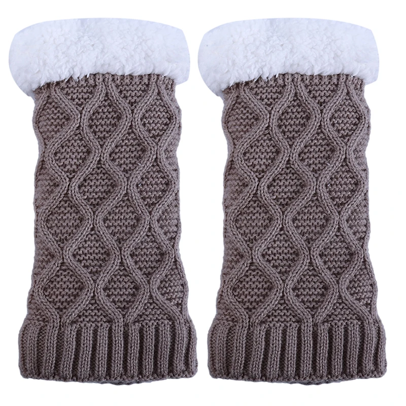 Осень зима модные зимние теплые гольфы Женские Вязаные Гетры короткие сапоги