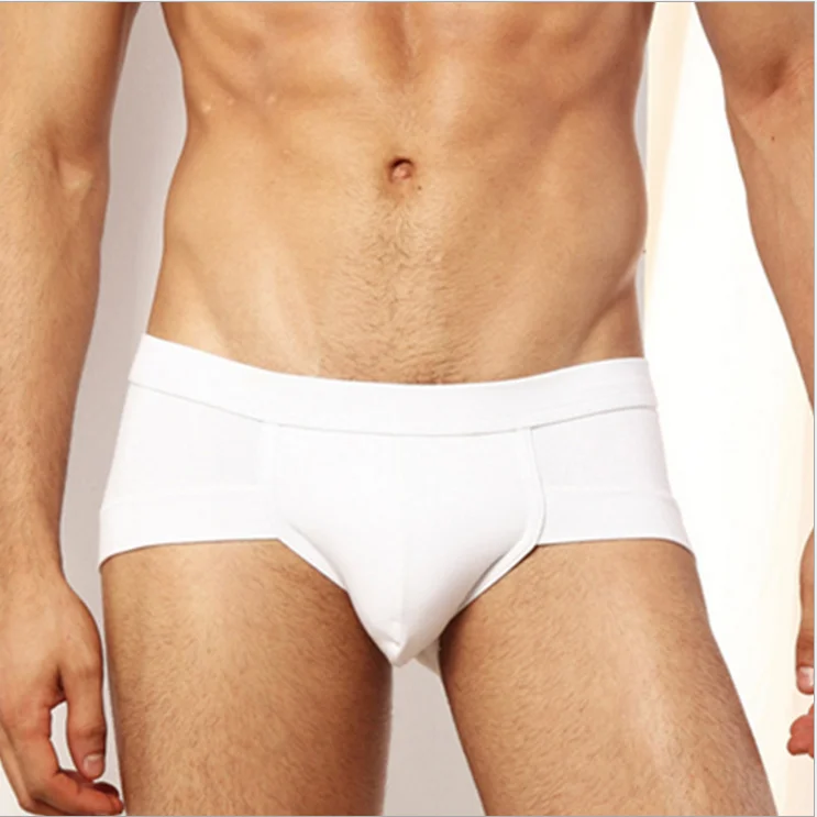 RL однотонное нижнее белье мужские эротические пикантные трусы сексуальные белые