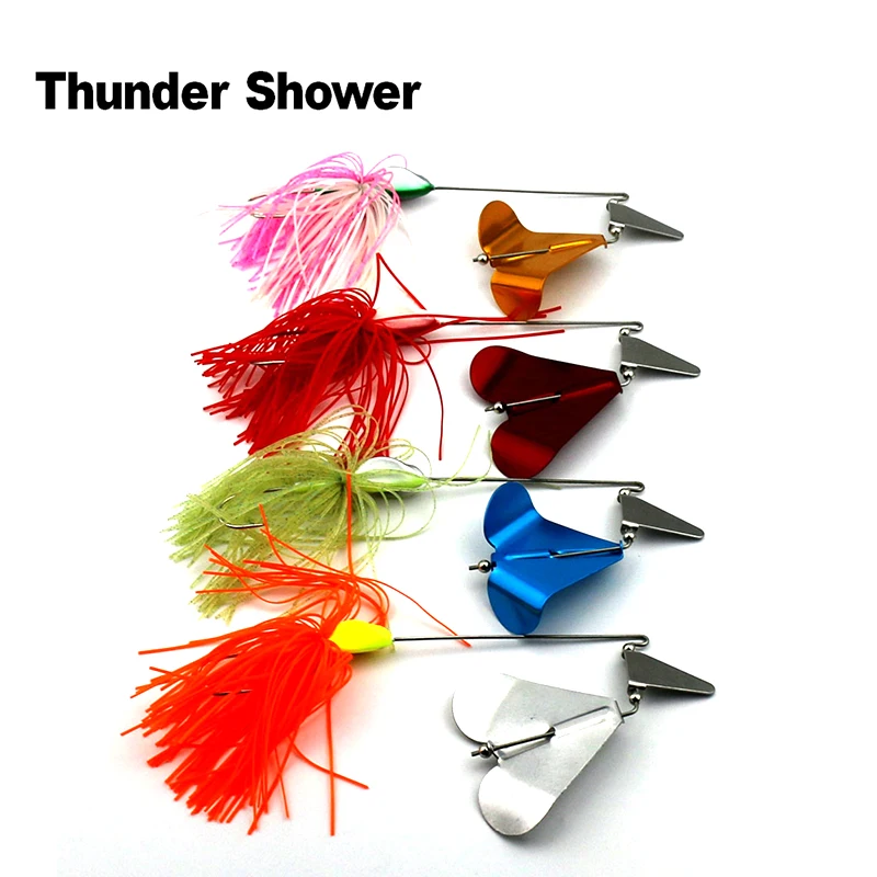 ThunderShower 4 шт. блесна искусственная приманка для окуня 22 г|Наживки рыбной ловли| |