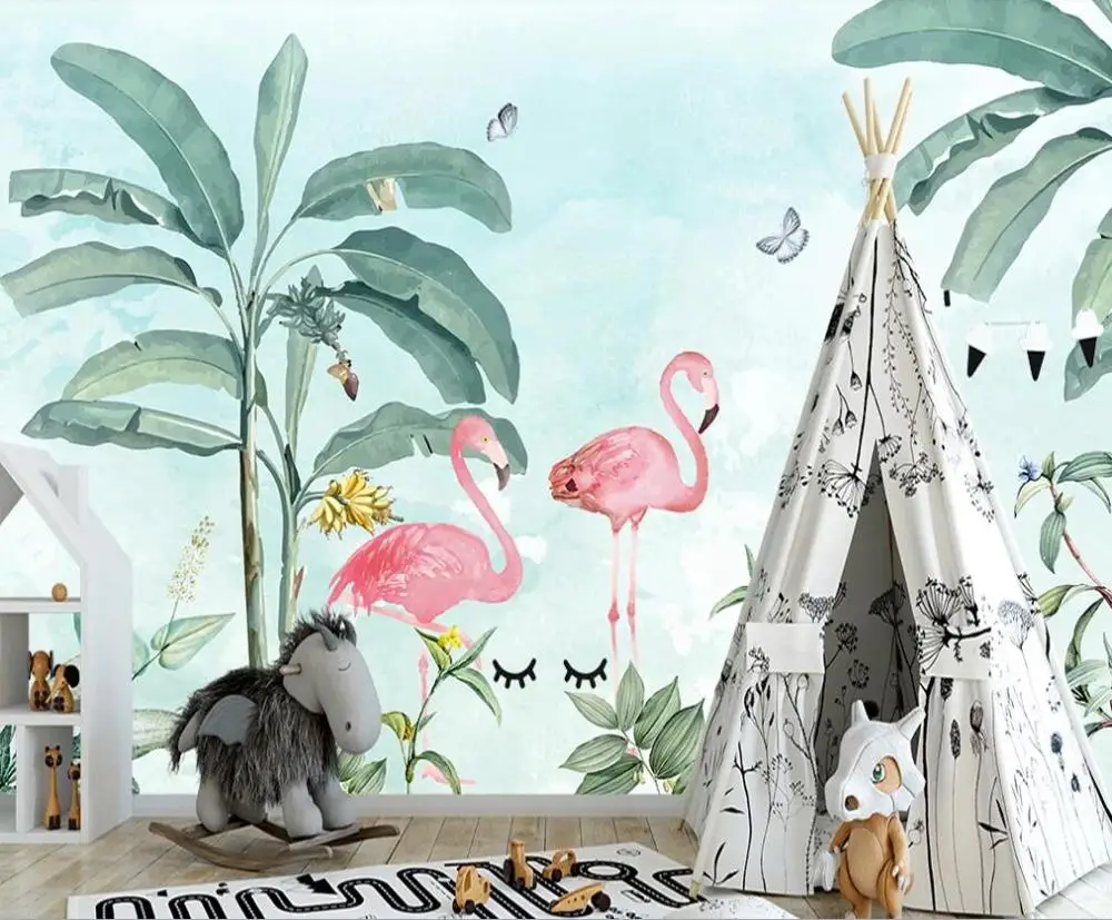 Настенные 3D-обои на заказ роспись вручную Скандинавская Юго-Восточная азиатская