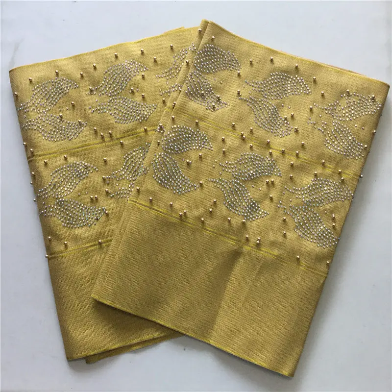 Африканский головной убор Aso Oke с красивыми камнями и бусинами нигерийская