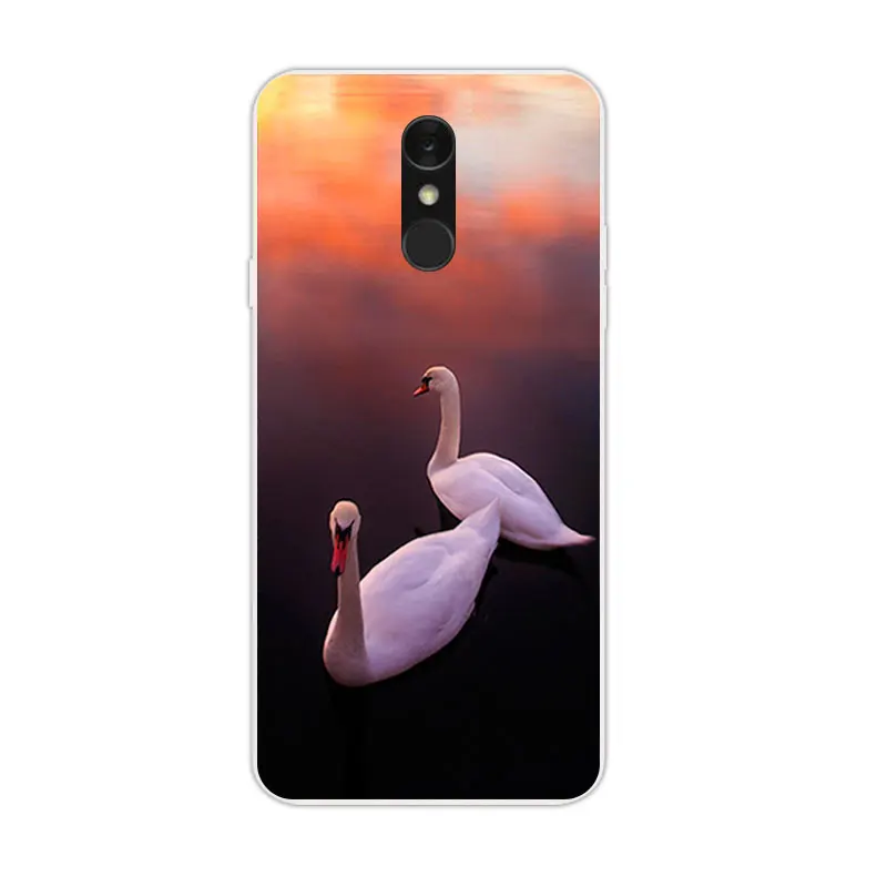 Прозрачный ТПУ для LG Q7 + задняя крышка телефона 5 &quotдля чехол мягкий силиконовый