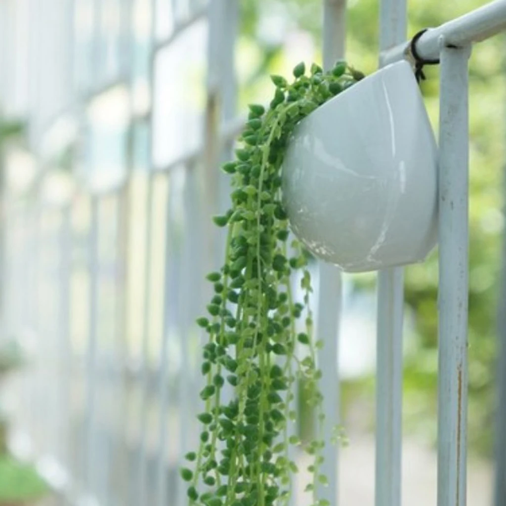 Реалистичная искусственная Вешалка из жемчуга плетеные искусственные растения