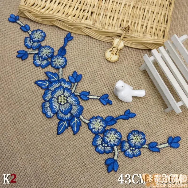 (1 шт./лот) китайский стиль синий зеленый красный коричневый винные патчи для