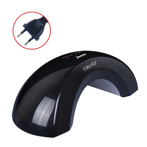 6W EU Plug Светодиодный светильник для ногтей, 6 Вт/48 Вт, лампа для маникюра, Гель-лак, лампа для сушки ногтей, УФ лампа, профессиональный свет 30 с/60 с/90 с для отверждения ногтей - Цвет: 6W EU Plug