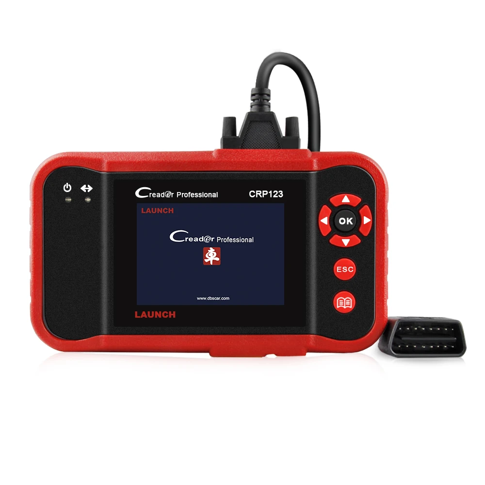 LAUNCH Creader CRP123 Поддержка двигателя/ABS/SRS/трансмиссия автомобильный считыватель кодов бесплатное обновление автомобиля диагностический инструмент CRP 123 сканер