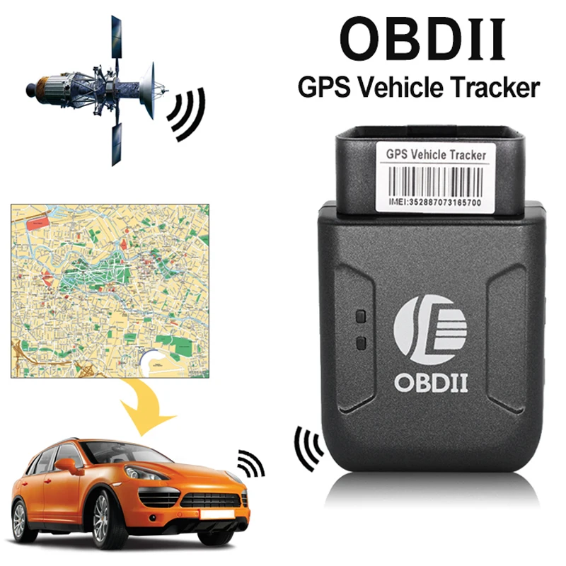 GPS TK206 OBD 2 в режиме реального времени GSM четырехдиапазонный Противоугонный