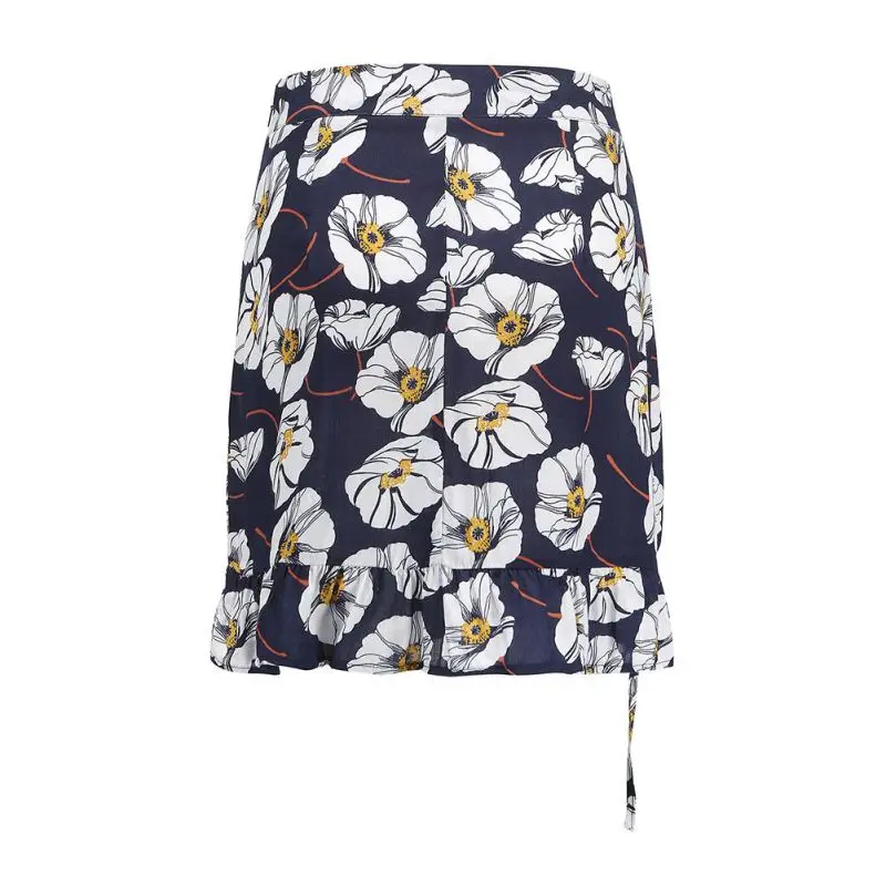 Женская Весенняя юбка-трапеция с принтом Уайлд высокая талия регулируемая в