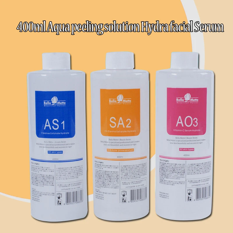 Professional Aqua Clean Solution/Aqua Peel Concentrated Solution Aqua Facial Serum Hydra Facial Serum Hydra Facial Machine Use