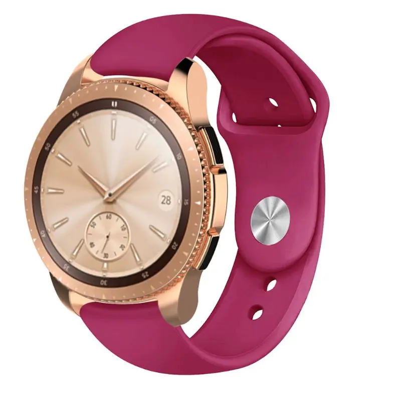 Силиконовый ремешок для часов Замена для samsung Active R500/samsung Galaxy Watch R810 42 мм/samsung gear Sport R600/samsung R720