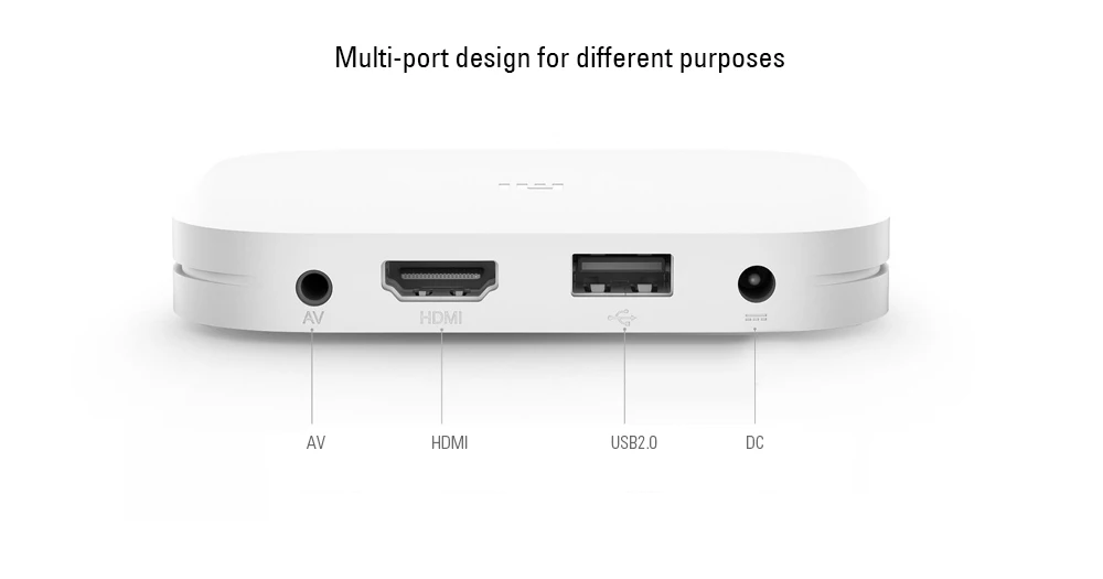Xiaomi Mi4 Bluetooth Голосовое управление ТВ коробка Amlogic S905L 2 Гб ОЗУ+ 8 Гб ПЗУ 2,4G Wi-Fi BT4.1+ EDR поддерживает 4K HDR H.265