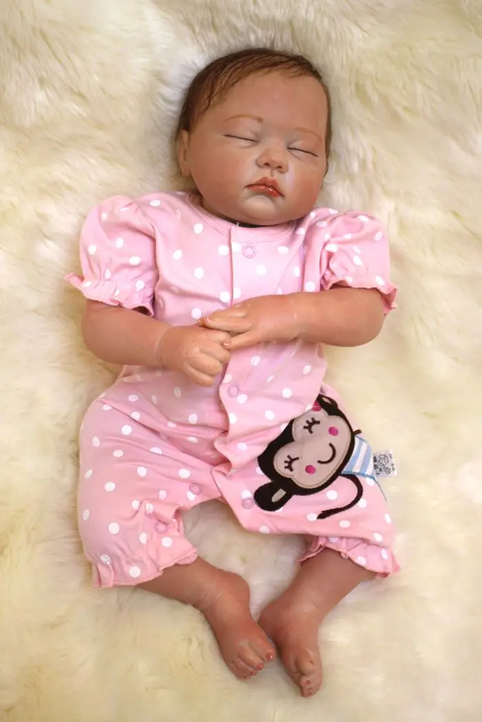 

Hot sale 50cm soft silicone reborn dolls wholesale lifelike baby boys newborn fashion doll Christmas gift new year gift