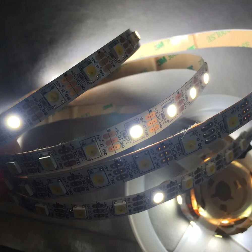 Пиксельная Светодиодная лента WS2812B холодного белого цвета 4 м 60