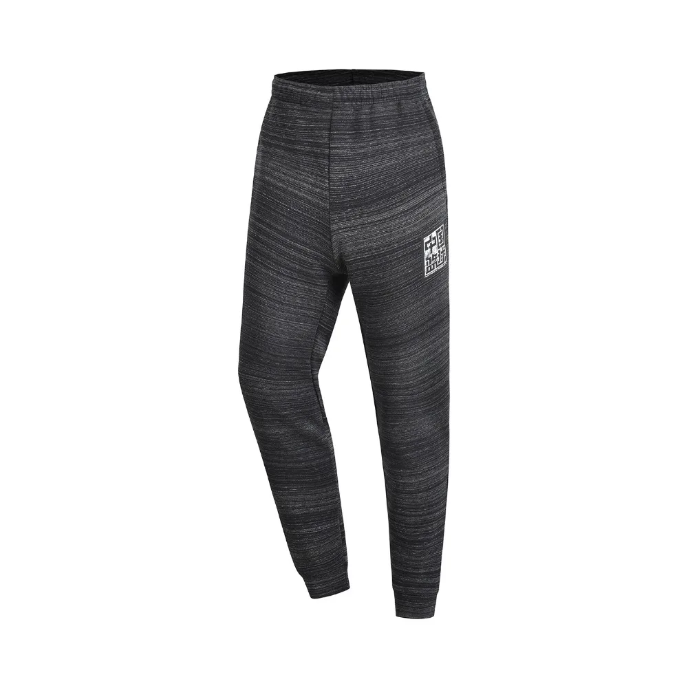 Li-Ning Men Basketball Series Sweat Pants 63% Cotton 37% Polyester Regular Fit Ribbed Cuff LiNing Sports Pants AKLP031 MKY454