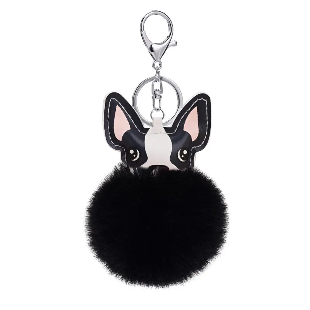 Брелок для собак милые брелки с помпоном из искусственной кожи чехол соски в