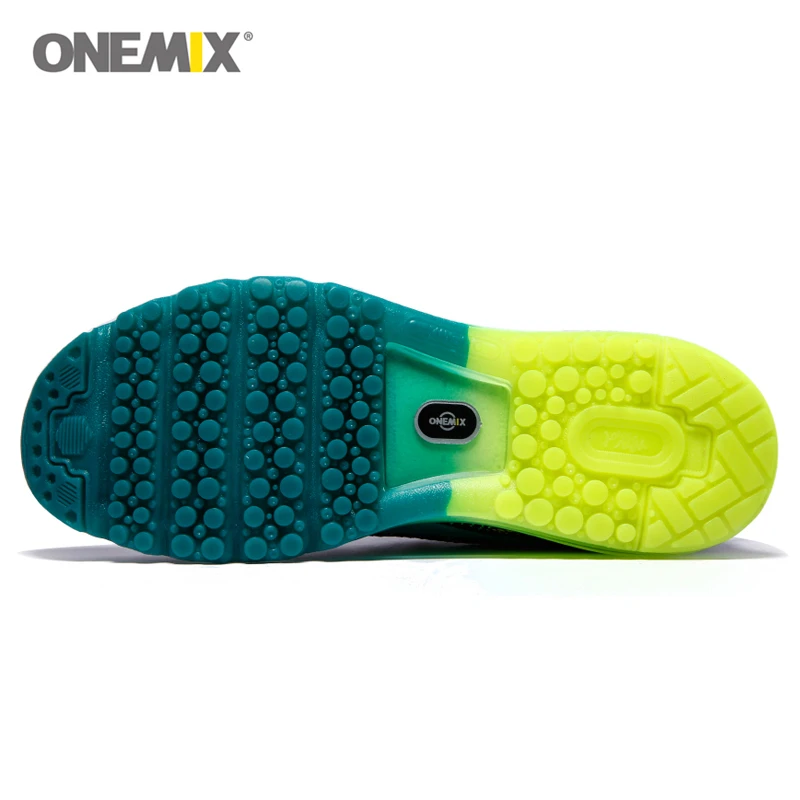 Мужские кроссовки для бега Onemix легкие дышащие сетчатые музыкальный ритм