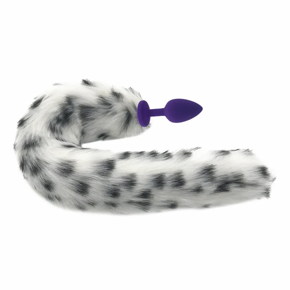 Cosplay Accessories Fetish Fantasy Soft Wild Fox Tail Stainless Steel and Silicone Anal Plug Butt Vibrator for Man Woman Gay | Красота и