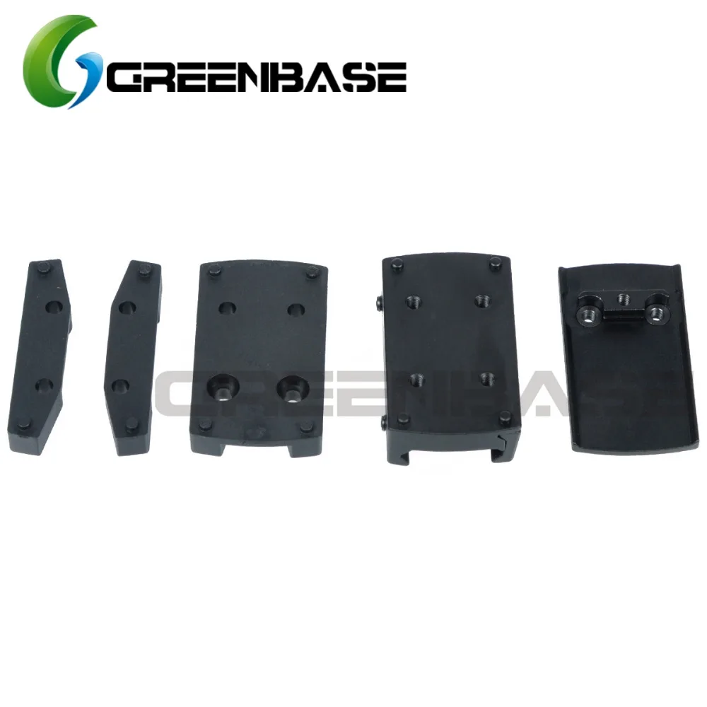 Greenbase Тактический Airsoft пистолет Glock RMS рефлекс мини прицел Красная точка зрения с