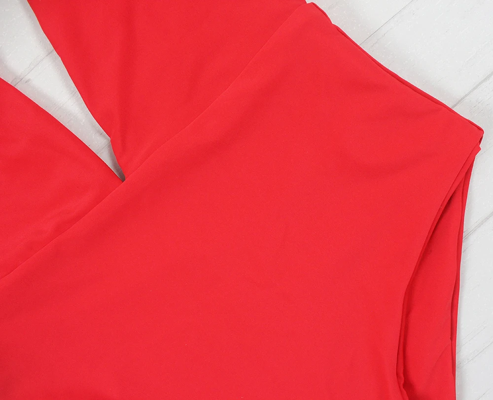 Floylyn Новый окунуться Одна деталь купальник красного цвета росту монокини