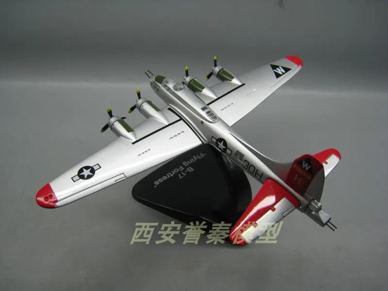 ATLAS 1/144 масштаб военная модель игрушки Второй мировой войны USAF B-17 летающая крепость бомбардировщик литой металлический самолет модель игрушки для коллекции