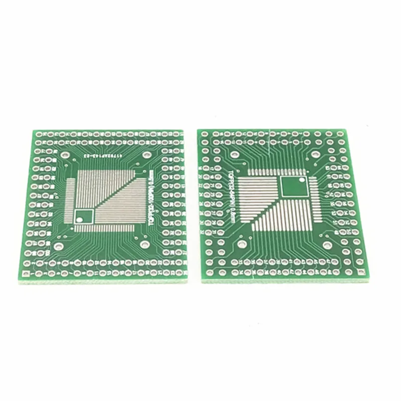 10 шт./лот QFP/FQFP/TQFP32/44/64/80/100 LQFP SOP Поворотная DIP 0 5/0 8 мм плата адаптера|board dip|dip sopqfp dip |