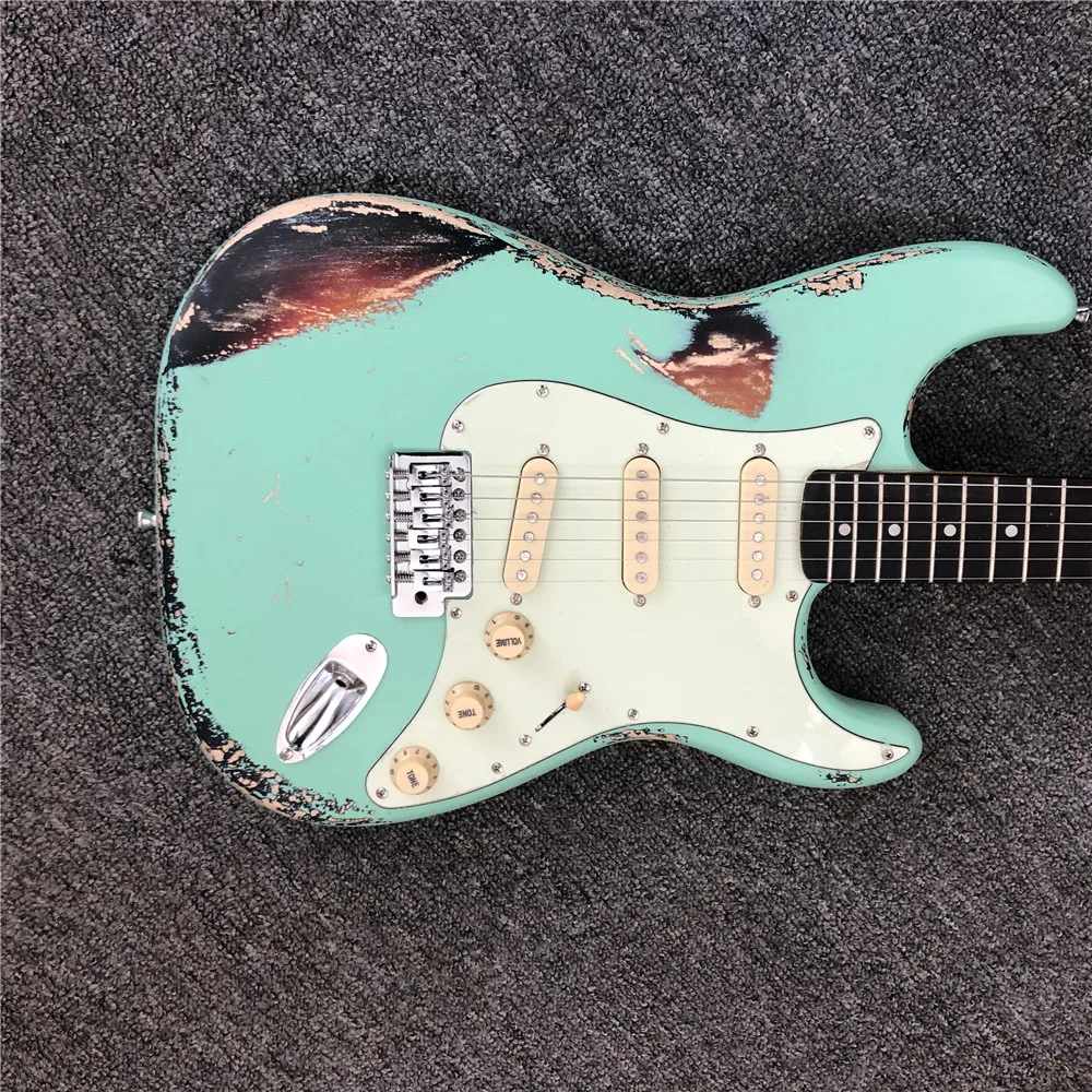 Копия старого электрического гитарного станка Kaiyun factory custom handmade 100% ручная работа.