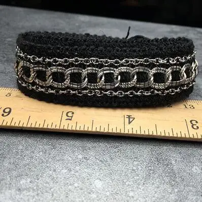 L2 silver 25mm 5yds золотая цепочка с серебряными бусинами кружевная лента винтажная Ткань кружево с блестками свадебное платье Dentelle Аппликация Швейные принадлежности - Цвет: L2 silver 25mm