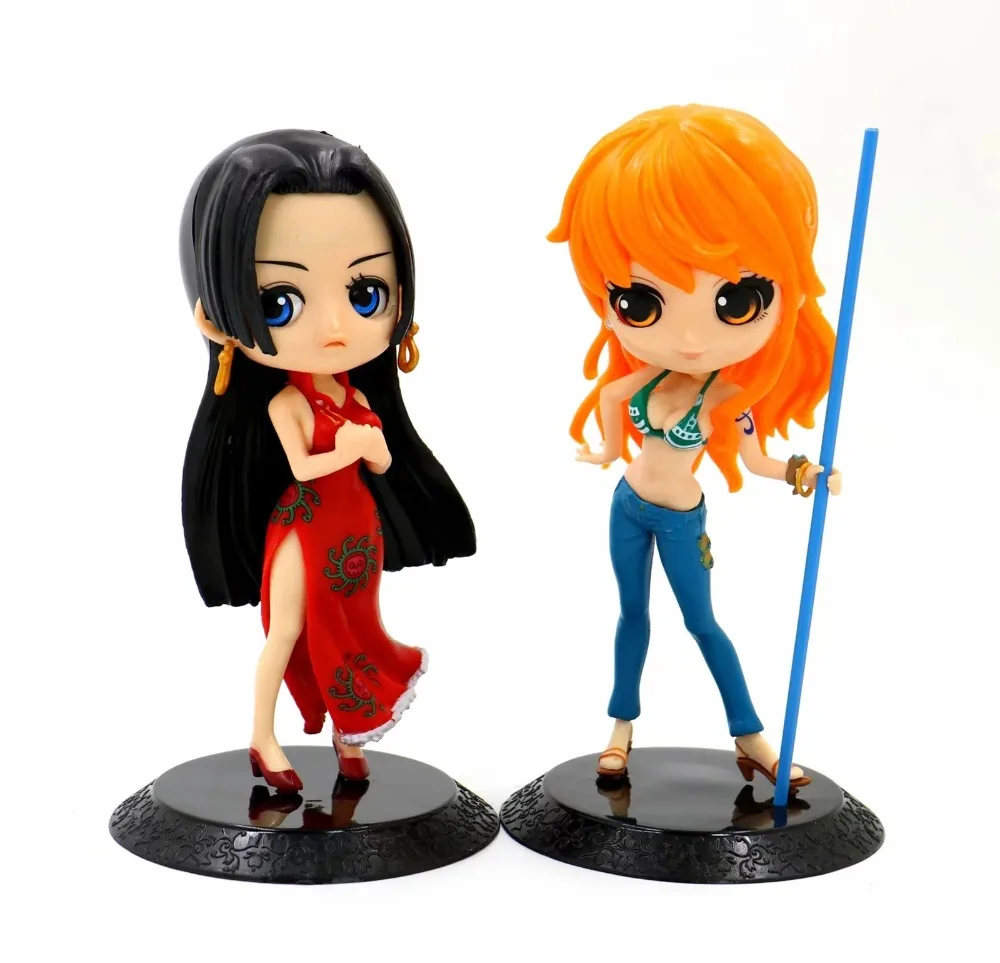 Q Posket персонажи Аниме One Piece Nami Boa Hancock ПВХ экшн Фигурки Коллекционная модель