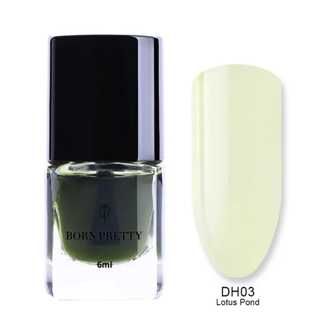 Top Coat DH03 BORN PRETTY красочные палитры оттенок верхнее покрытие серии Heaven Маникюр черный красный дизайн ногтей штамповка лак 6 мл - Цвет: Top Coat DH03