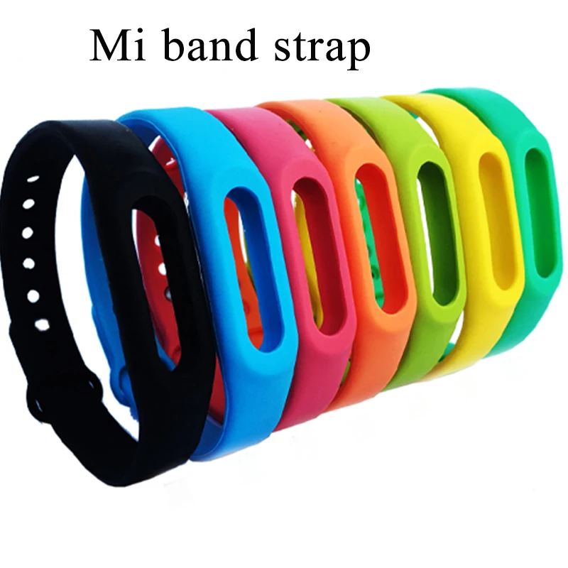 Запасной браслет Mi Band 1S силиконовый ремешок для Miband 12 цветов | Электроника