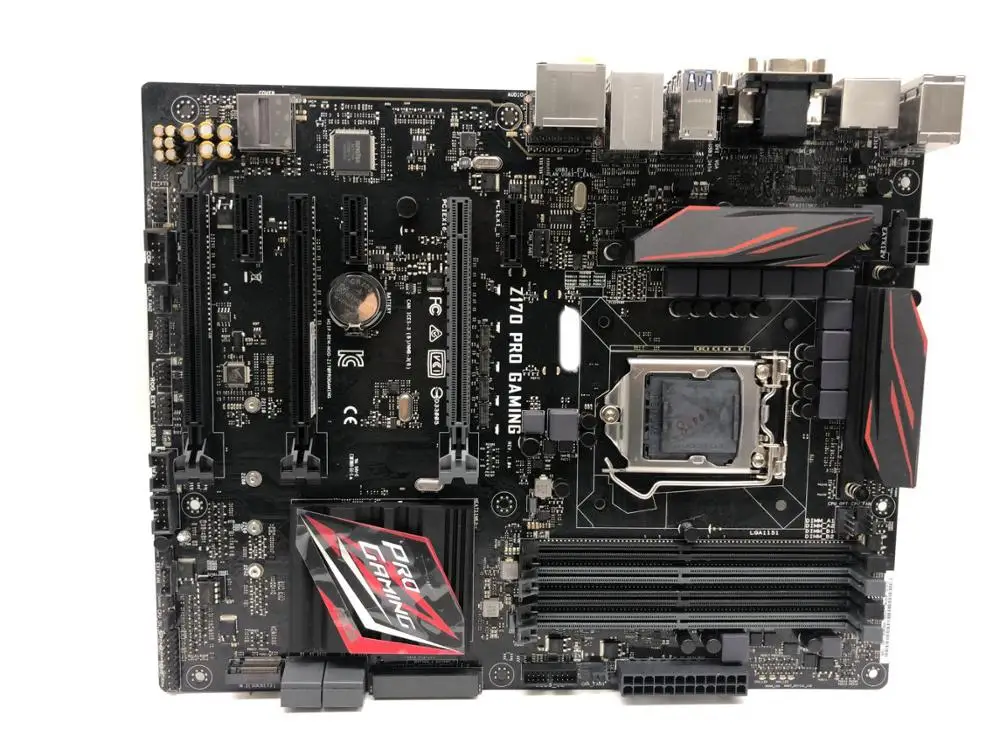 Материнская плата для игрового ПК Asus Z170 PRO LGA 1151 i7 i5 i3 DDR4 64 Гб PCI E 3 0 HDMI десктопная