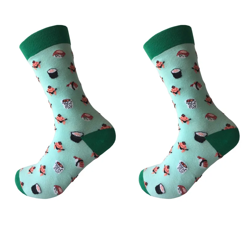 Фирменные мужские Носки Happy дизайнерские носки в горошек с изображением дельфина