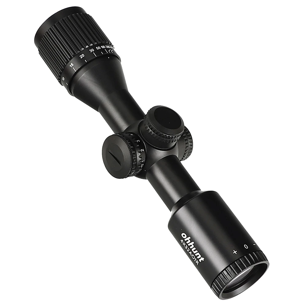 Ohhunt 4X32 AOIR компактный прицел для винтовки Mil Dot красная и зеленая подсветка охотничья оптика оптические прицелы заполняющий азот область с кольцами