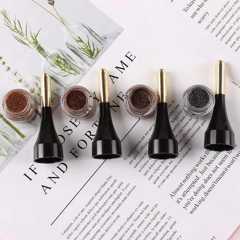 Гель для бровей из хны 4 цвета Водостойкий тинт набор кисточек макияжа воск