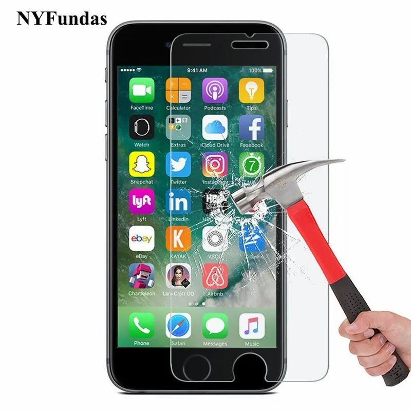 Закаленное стекло для защиты экрана iPhone 11 Pro 12 Mini X XS Max XR 8 7 Plus 6S 6 5 5S SE 2020 защитная