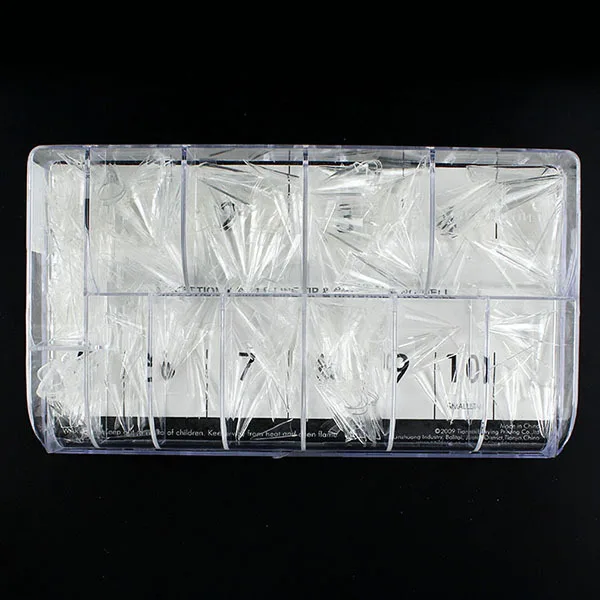 500 шт шпильки точечной формы акриловый французский ложный УФ гель для ногтей