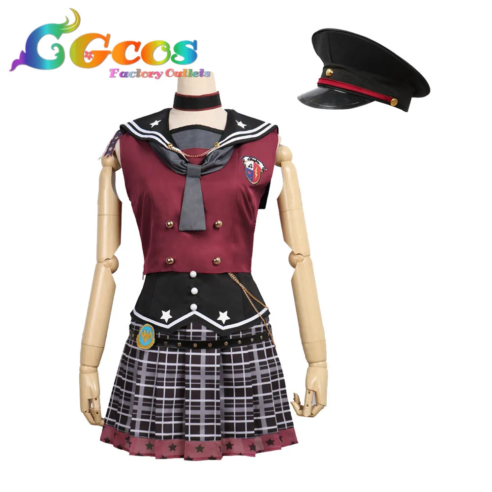 CGCOS Косплей Костюм BanG Dream! Afterglow Lost One Udagawa Tomoe Платье Аниме Униформа Хэллоуин