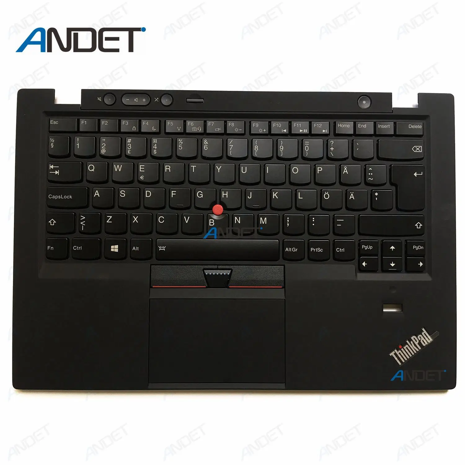SWE Для lenovo ThinkPad X1 Carbon 1st Gen 34XX клавиатура Упор для рук крышка Сенсорная панель FRA SWE DEN 00HT064 00HT011 00HT009 - Цвет: SWE