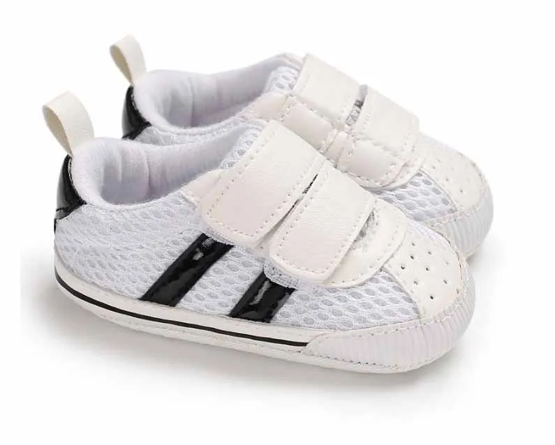 Сетчатая ткань детская спортивная обувь дышащая школьная полосатая кроссовки