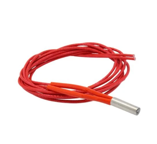 5 шт./лот Reprap Mendel Prusa Картридж нагреватель 24 в 40 Вт 2 м для Hotend J-Head нержавеющая сталь