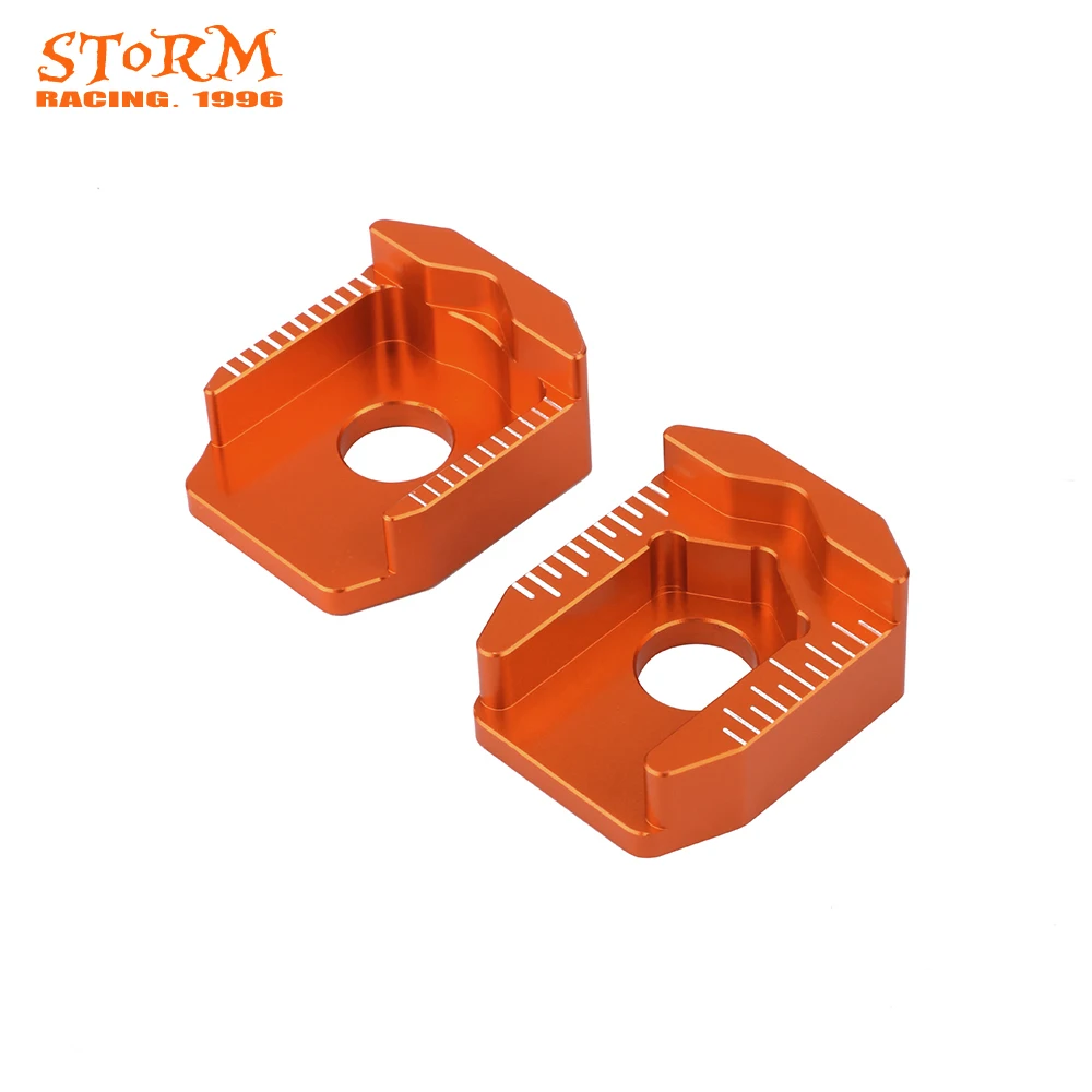 Motorcycle CNC Orange Axle Block Chain Adjuster For KTM SX65 SX 65 1998-2005 2006 2007 2008 2009 2010 2011 2012 2013 2014 2015 | Автомобили