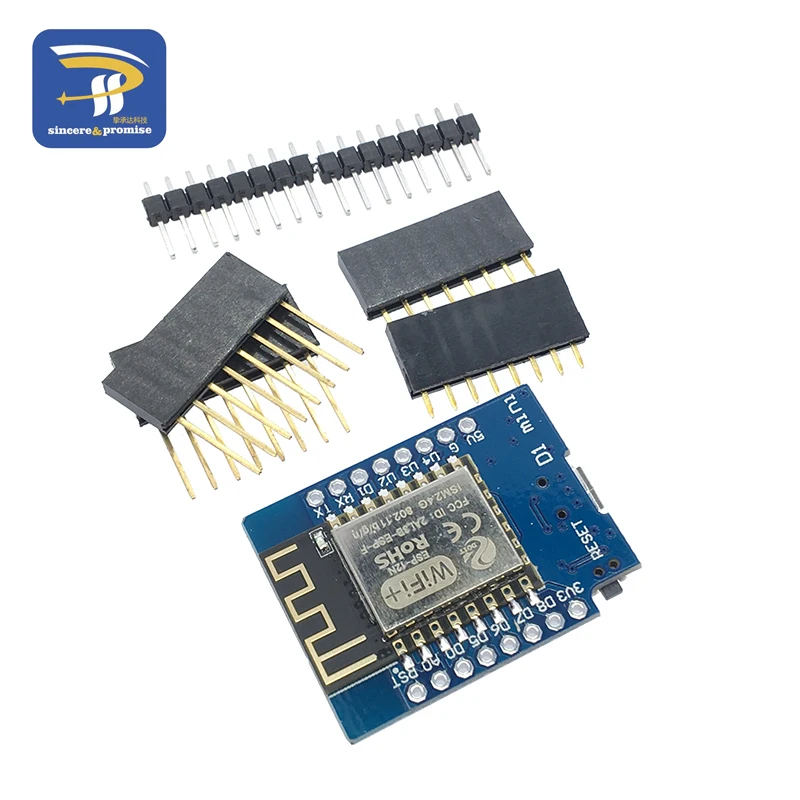 ESP8266 ESP-12 ESP12 WeMos D1 Мини-модуль Wemos D1 Мини WiFi макетная плата Micro USB 3,3 В на основе ESP-8266EX 11 цифровых контактов